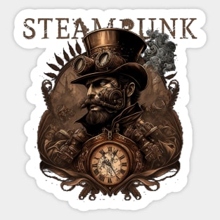 The Steampunk Top Hat Owner Sticker